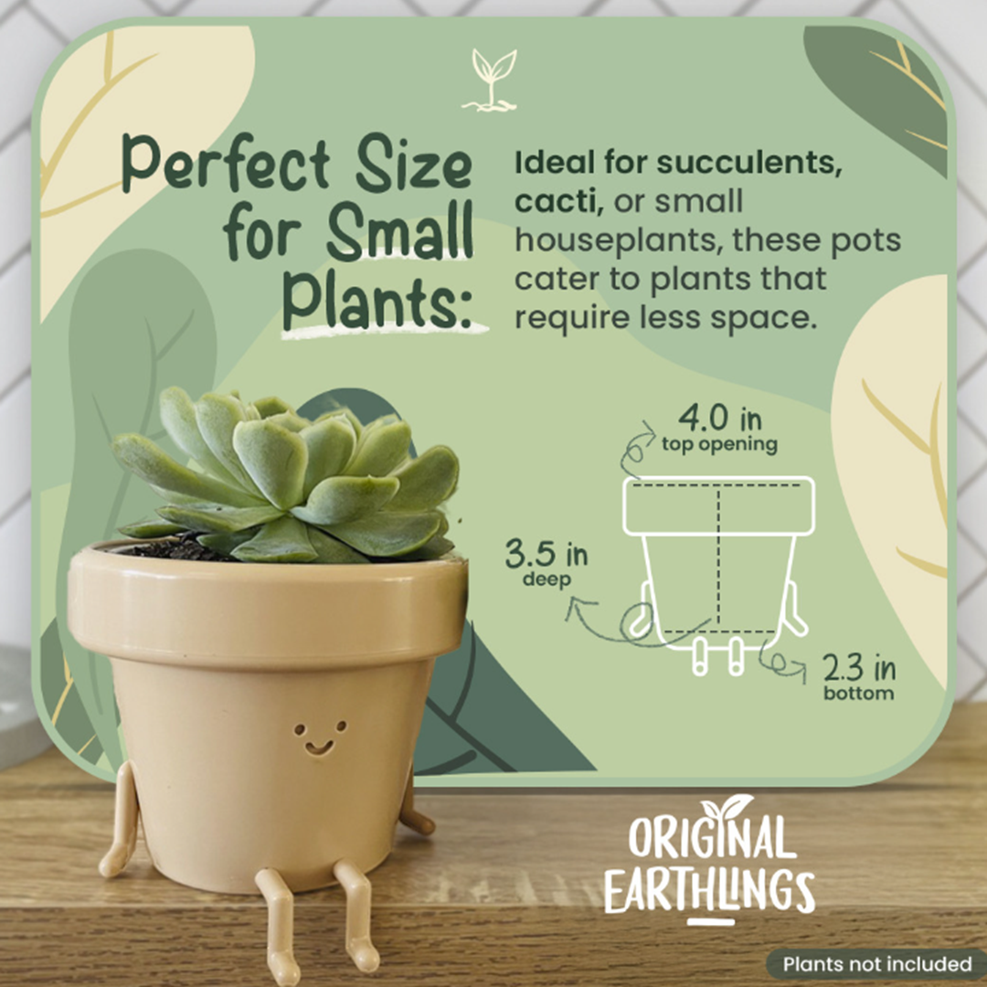 tiny plant pots Frankie: Sitting Plant Pot
