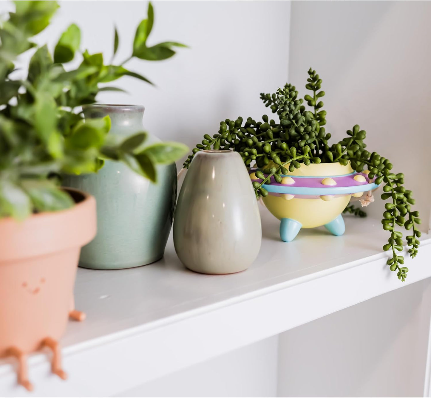 Rosie: UFO Hanging Plant Pot