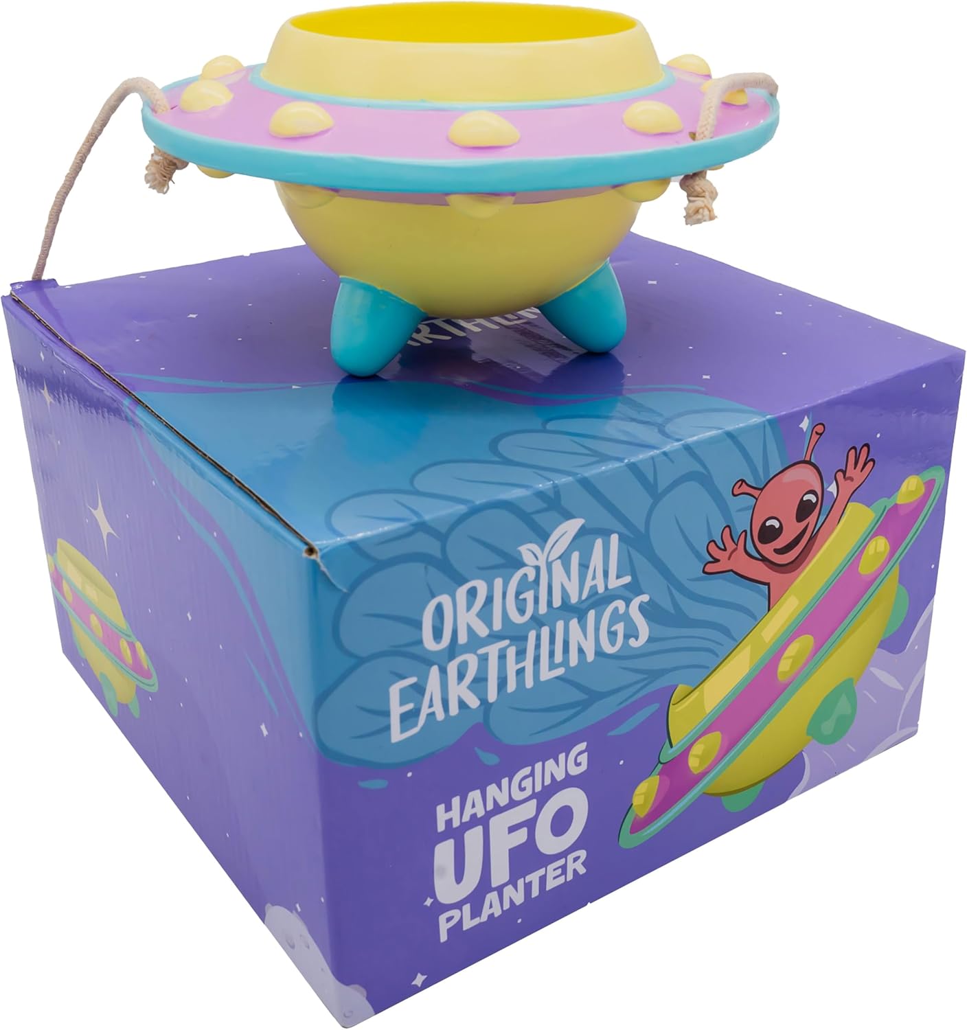 Rosie: UFO Hanging Plant Pot